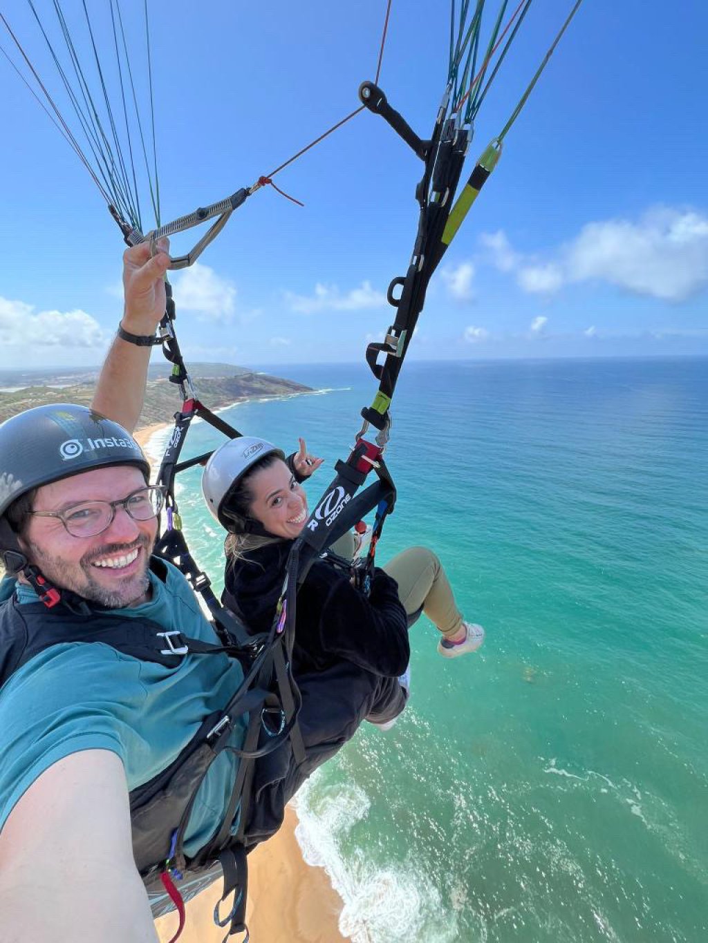 Bike + Gleitschirm Combo: E-Bike-Tour & Tandemflug ab Nazaré.