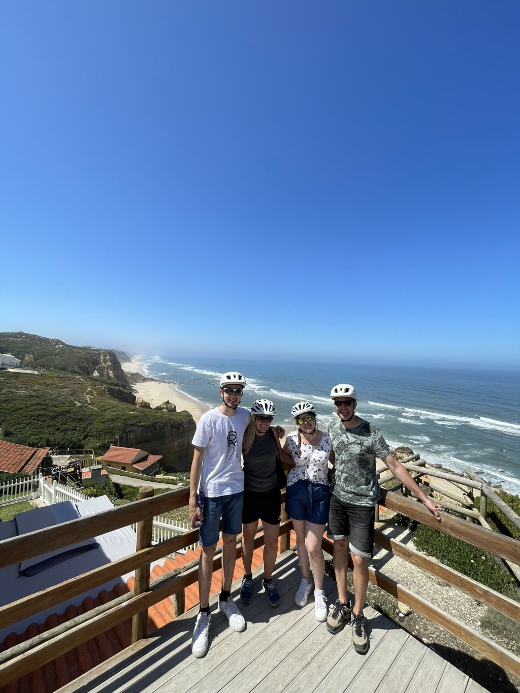 Wild Cliffs & Red Deer: Half-Day Nazaré North Coast E-Bike Tour.