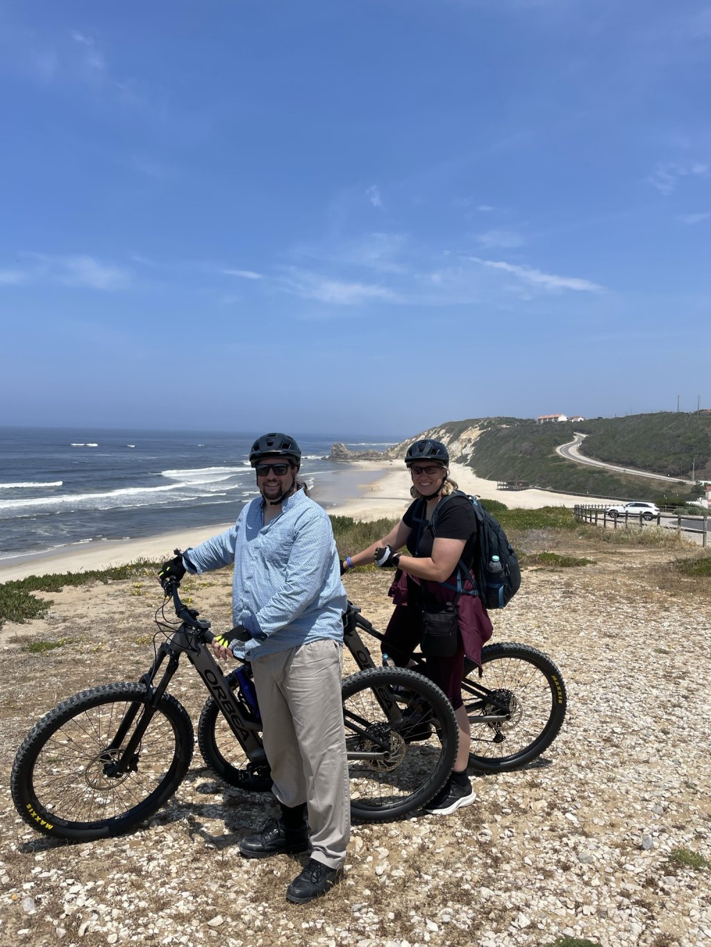Wild Cliffs & Red Deer: Half-Day Nazaré North Coast E-Bike Tour.