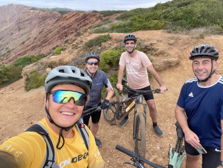 Picutre taken during our Team Building in Nazaré on Electric Bikes tour